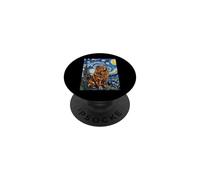 Tableau Chow Chow Chien Van Gogh Nuit étoilée PopSockets PopGrip Adhésif