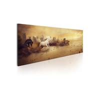 Tableau City of stallions-Taille L 120 x H 40 cm