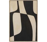 Tableau Classic Shape 63x93cm noir Kare Design
