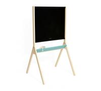 Janod - Tableau classique magnétique - Recto verso, 20 aimants, 3 craies, brosse - Noir TU