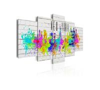 Tableau Colorful New York-Taille L 200 x H 100 cm