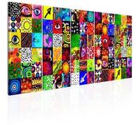 Tableau Colourful Abstraction-Taille L 200 x H 80 cm Multicolore G