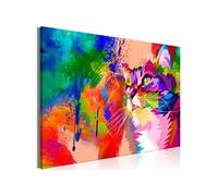 Tableau - Colourful Cat (1 Part) Wide - 90x60 (2306)