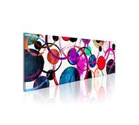 Tableau Colourful Circle-Taille L 150 x H 50 cm Imprimé G