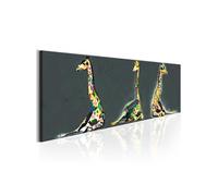 Tableau - Colourful Giraffes - 120x40 (2344)