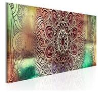 Tableau Colourful Mandala-Taille L 135 x H 45 cm