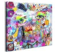 Tableau - Colourful Owl - 40x40 (2391)