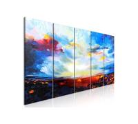 Tableau - Colourful Sky (5 Parts) Narrow - 225x90 Artgeist (2432) Multicolore G