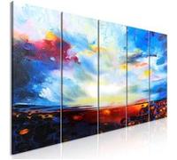 Tableau - Colourful Sky (5 Parts) Narrow - 225x90 Artgeist (2432) Multicolore G
