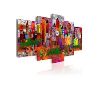 Tableau - Colourful Small Town - 200x100 (2435)
