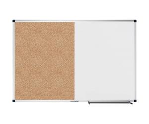 Tableau combiboard blanc magnétique et liège naturel 60X90cm Legamaster
