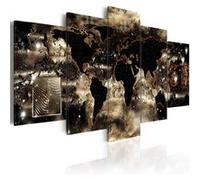 Tableau Continents and stars-Taille L 200 x H 100 cm Imprimé G