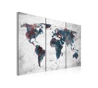 Tableau - Continents inconnus - triptyque - 90x60 (10281)