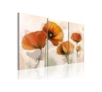 Tableau Coquelicots artistiques triptyque-Taille L 120 x H 80 cm
