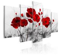 Tableau coquelicots rouge miracle-Taille L 200 x H 100 cm Imprimé G