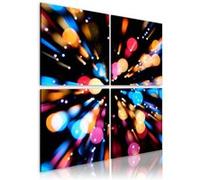 Tableau Course de lumières-Taille L 80 x H 80 cm Imprimé G