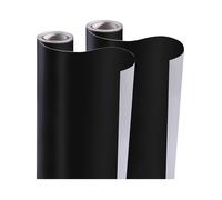 Tableau Craie Mural Noir 2 Pcs Tableau oise Murale 42 x 200 cm pour Deco Écrire Dessiner Idéal pour la Maison le Bureau MEMO
