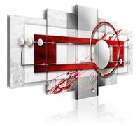 Tableau Crimson Energy-Taille L 200 x H 100 cm Imprimé G