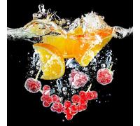 Tableau Cuisine Cranberries et Compagnie, 50x50cm - Made in France - 50x50