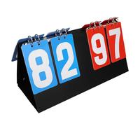 Tableau D’affichage de Score Portable en Pvc pour Basketball et Tennis | Compteur Manuel 0 à 99, Design Simple et Usage Facile, Format Léger, pour Matchs Sportifs en Intérieur