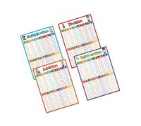 Tableau d ' affiche d ' enseignement de mathématiques à suspendre mur en classe, 8, 26x11, 22 pouces, tableau de tableaux de mathématiques pour l ' enseignement préscolaire à domicile, affiche de
