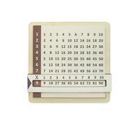 Tableau d ' apprentissage de multiplication Table de multiplication en bois Jouet éducatif pour d ' âge préscolaire Apprentissage des mathématiques Table coulissante Outil interactif Aide à des