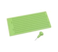 Tableau d ' écriture en braille, outil d ' écriture en braille avec 4 ou 9 lignes pour un usage quotidien, ardoise ergonomique d ' apprentissage à l ' aveugle