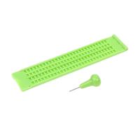 Tableau d ' écriture en braille, outil d ' écriture en braille avec 4 ou 9 lignes pour un usage quotidien, ardoise ergonomique d ' apprentissage à l ' aveugle