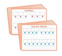Tableau d ' écriture phonétique pour 1 ensemble de carton en papier pour l ' apprentissage des lettres et des sons anglais dans l ' éducation précoce, utilisation du panneau d ' apprentissage de