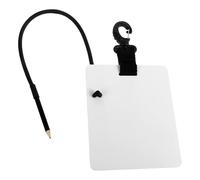 Tableau D’écriture Sous-marine de Plongée en Abs avec Pince Pivotante | Stylet Inclus, Usage en Activités Aquatiques, Format Portable pour Écrire et Dessiner sous L’eau