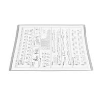 Tableau d'accords de harpe pour débutants, tableau d'accords de harpe facile à comprendre, clair à jouer (petit)