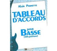 TABLEAU D'ACCORDS POUR LABASSE - 144 POSITIONS G