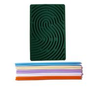 Tableau D'activité Sensorielle pour Enfant, 2 Pièces Jouet Sensoriel Autisme, Compact Voyage,Sensory Activity Board,Jouet Anti-Stress & Educatif,Creativite & Concentration, Focus Eleve