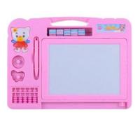 Tableau d'activités - LIAM ACCESS - Ardoise magique et tableau à craie - Rose - 3 ans