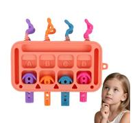 Tableau d'Activités pour - Jouet Éducatif en Silicone pour L'Apprentissage - Jouets d'apprentissage Précoce | pour de 1 à 3 Ans Garçons Filles Maison École Maternelle Voyage