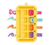 Tableau D'Activités Pour Tout-Petits | Jouet d'Apprentissage en Silicone Souple de Qualité Alimentaire | Jouets Sensoriels Pour Tout-Petits - pour de 1 à 3 Ans Garçons et Filles Maison École Classe Ma