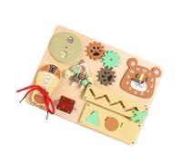Tableau D'Activités Pour Tout-Petits - Jouets en Bois d'Apprentissage Précoce - Jouets Sensoriels de Voyage,pour Garçons Maternelle École Éducation à la Maison Camp d'Été Activité de Groupe Soirées Fa