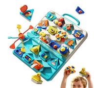Tableau D'Activités Sensorielles | Jeux Éducatifs Interactifs d'apprentissage des Formes,Tableau D'Activités Sensorielles Jouet De Voyage | pour Garçons Filles Maternelle Maison École Voiture Avion
