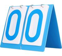 Tableau d'affichage 2 -chiffres Partition sportive Keeper Flip -chiffres pour Tennis Football -Volleyball Basketball Indoor Outdoor Blue Plastique