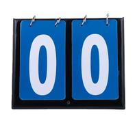 Tableau D'affichage à 2 Chiffres pour Basketball, Compteur Bleu Pvc | Double Face, Lecture Facile et Manipulation Pratique, Design Simple, pour Football et Tennis de Table