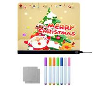 Tableau d'affichage à DEL - Tableau lumineux LED | Note mémo en acrylique phosphorescent réinscriptible pour l'apprentissage, l'éducation, le divertissement, les loisirs créatifs, les jeux