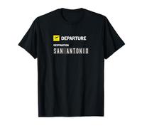 Tableau d'affichage Aéroport Départ San Antonio T-Shirt