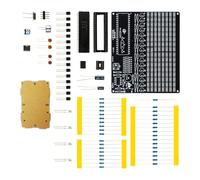 Tableau d'affichage coloré à LED à activation vocale avec panneau de 40,6 x 20,3 cm pour projets de visualisation de musique, ensemble de spectre contrôlé par la voix multicolore