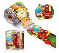 Tableau d'affichage de 20 m pour la rentrée scolaire, décoration des 100e jours d'école, livre crayon globe, palette horloge, tableau noir pour salle de ournitures de fête