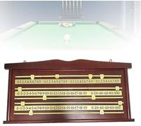 Tableau d'affichage de billard mural en bois - Accessoires de billard