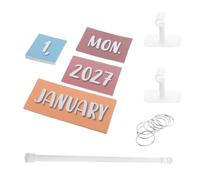Tableau D'affichage du Calendrier Classe 2026-2029 Présent Rentrée | Cartes de Date et Mois, Usage Classe, Support Mural Réutilisable, Style Boho, Mise à Jour Facile