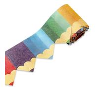 Tableau d'affichage en briques colorées - Décoration murale pour casier scolaire, tableau noir