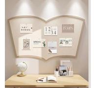 Tableau d'affichage en feutre en forme de livre pour salle de classe, coin de lecture, chambre d'enfant, crèche, bureau - Alternative pour afficher des photos d'œuvres d'art, tableau d'affichage mural