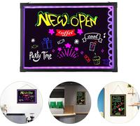 Tableau d'affichage LED, 50*70CM, 7 couleurs avec 18 effets lumineux