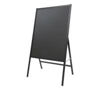 Tableau d'affichage LED sur pied pour menu, panneau de billet, enseigne lumineuse, pupitre d'information 40 x 60 cm/60 x 80 cm, stand publicitaire pour café, bar, restaurant, hôtel (60 x 80)